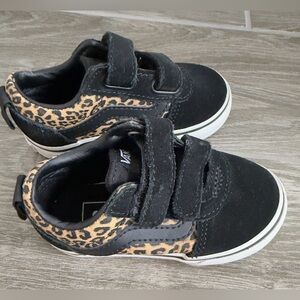 Toddler Vans Leopard Print Sneakers | Size 6